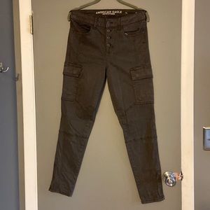 American Eagle  super super stretch X hi-rise jeggings size 10 reg
